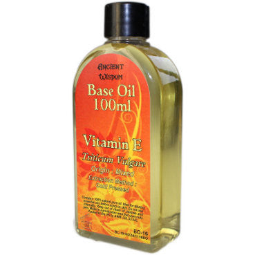 Natural Vitamin E 100ml Base Oil