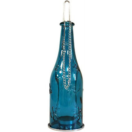 Recycled Bottle Lantern - Teal - Shopy Max