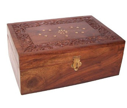 Wooden Aromatherapy Box-holds 24x10ml