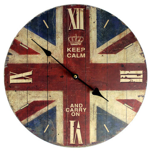 Clock - Keep Calm & Carry On
