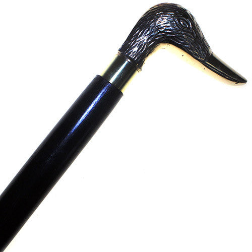 Walking Stick with brass handle - Duck Head