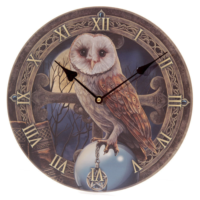 Lisa Parker Barn Owl Picture Clock