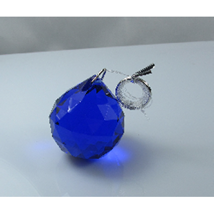 50mm Crystal Sphere - Dark Blue
