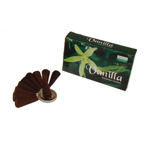 Darshan Premium - Vanilla Incense Cones - Shopy Max
