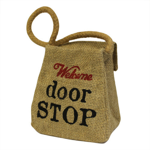 Sm Jute Ton Shape - Welcome Door Stop