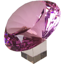 Diamond 150 mm - Rose