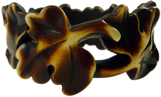 Oak Leaves Earth Bangle - Shopy Max