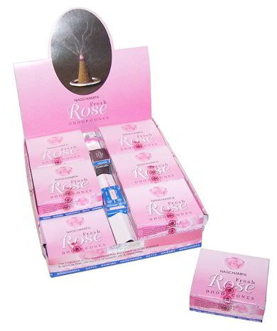 Fresh Rose Dhoop Cones - Shopy Max