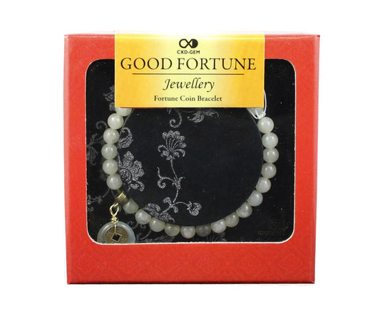 Good Fortune Bracelet - Donut - Jade - Shopy Max