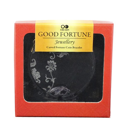 Good Fortune Bracelet - Coin- Amethyst
