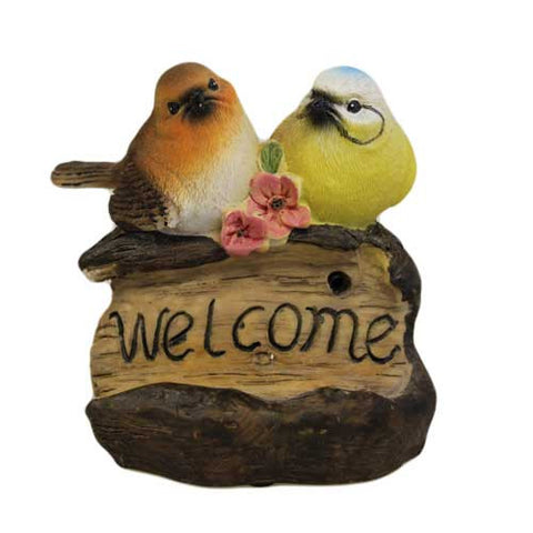 Tweet Alert - Two Birds on Welcome Sign