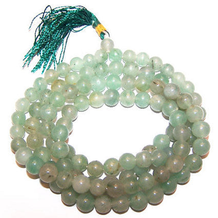 Mala Beads - Green Aventurine