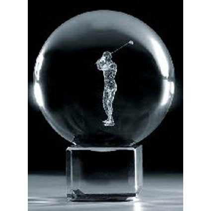 Crystal Ball & Stand 50mm - Golf 3 - Shopy Max