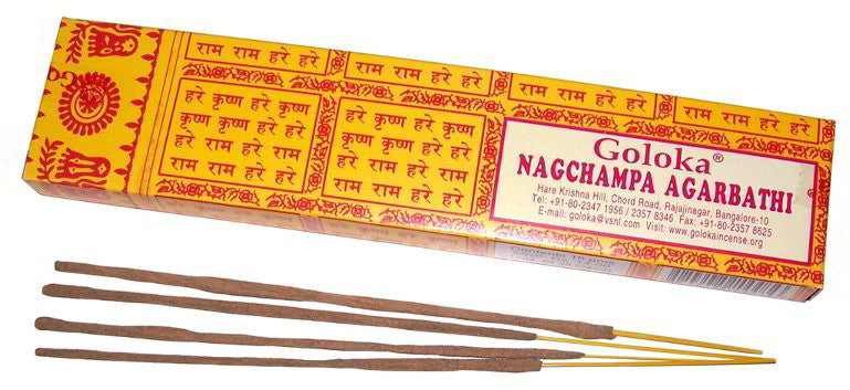 Goloka Nagchampa Incense Sticks - 16g pack - Shopy Max