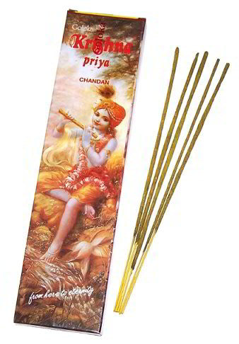 Goloka Krishna Priya Incense Sticks - 16g pack - Shopy Max