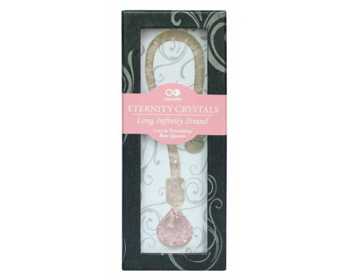 Pink Eternity Crystal Sphere with Rose Quartz Tail - Shopy Max
