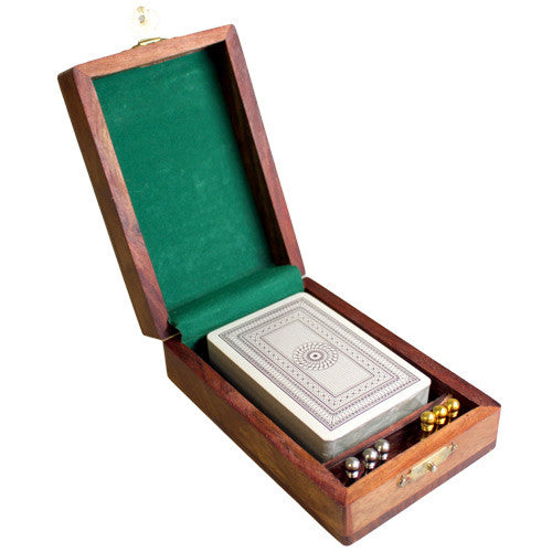 Single Pack Cribbage Box with Brass Pegs - Shopy Max