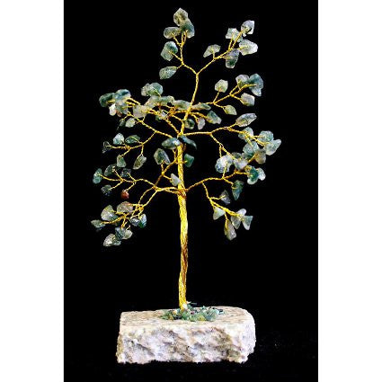 Moss Agate Gemstone Tree (80 Stone)