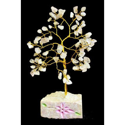 Rose Quartz Gemstone Tree (80 Stone) - Shopy Max