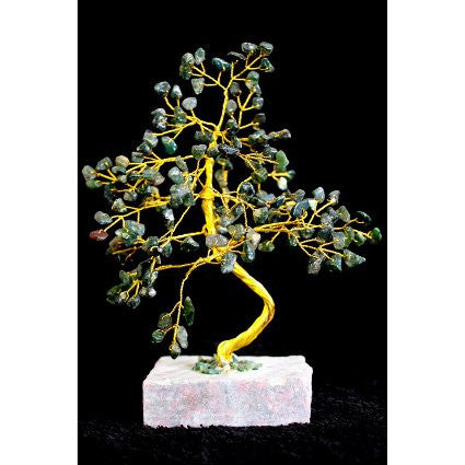 Moss Agate Gemstone Tree (160 Stone)