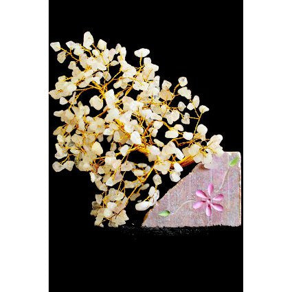 Rose Quartz Gemstone Tree (320 Stone) - Shopy Max