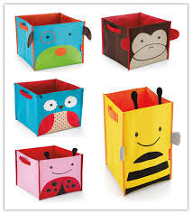 Hot!!Kid's cute lovely zoo style animal pattern children's versitale toys books shoes storage box canvas pouch organizer