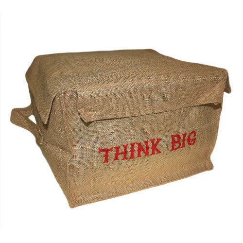 Lrg Jute Box - Think Big