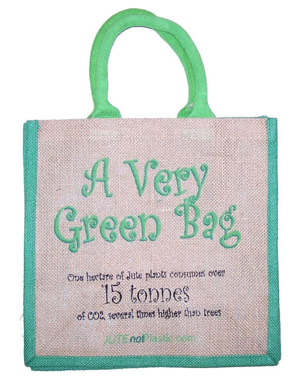 Jute Tantra Bag - A Very Green Bag - Shopy Max