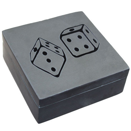 Lucky Stone Box - Two Dice