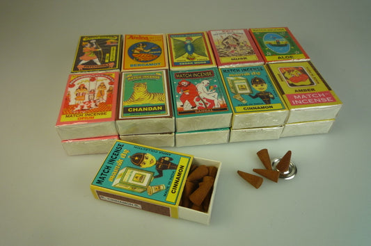 Matchbox Incense Cones Spicy Selection - Shopy Max