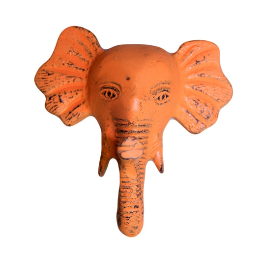 Metal Hook - Elephant - Orange - Shopy Max