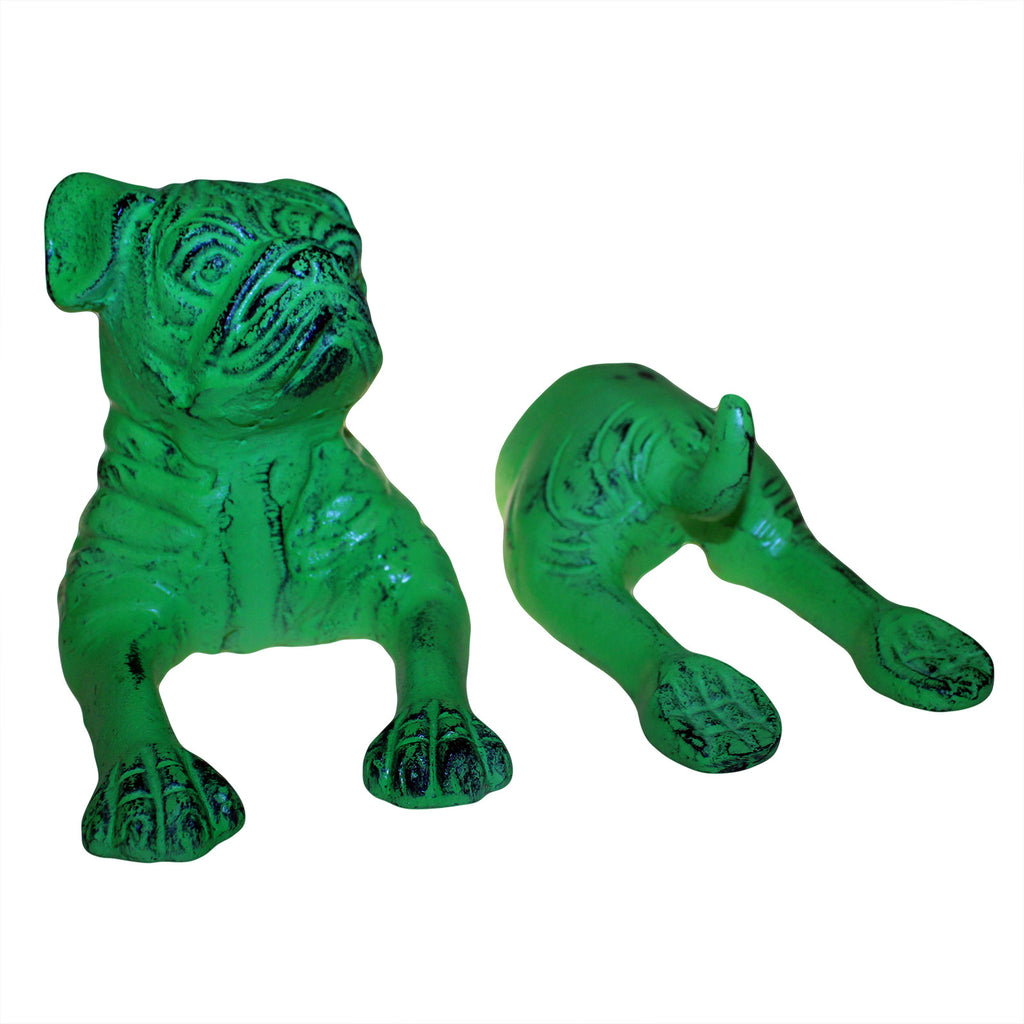 Metal Hook - Bull Dog in 2 parts - Lime - Shopy Max