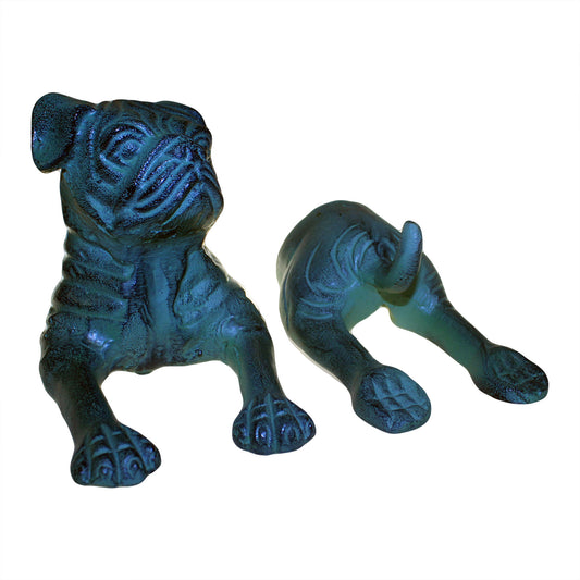 Metal Hook - Bull Dog in 2 parts - Teal - Shopy Max