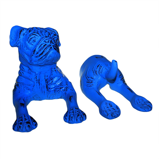 Metal Hook - Bull Dog in 2 parts - Blue - Shopy Max