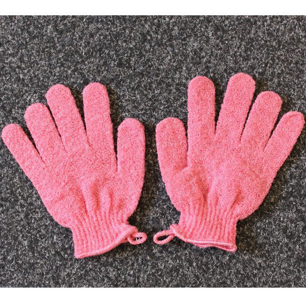 Exfoliating Gloves - Pink
