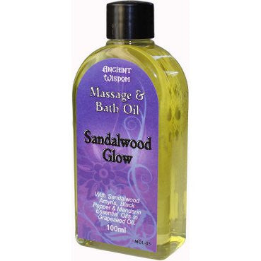 Sandalwood Glow 100ml Massage Oil - Shopy Max