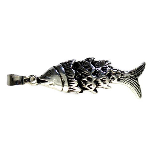 Silver Fish Pendant - Shopy Max