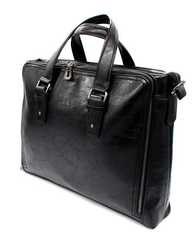 pu leather Business Handbag Men's Briefcase bag Men Messenger Bag bolsa fashion men travel bag - Shopy Max