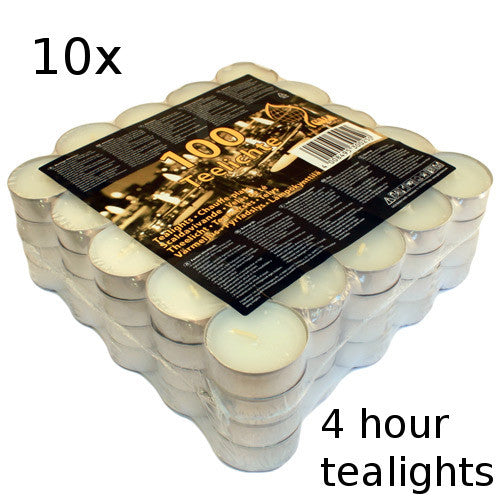10x Tealights - 4 hour - Shopy Max
