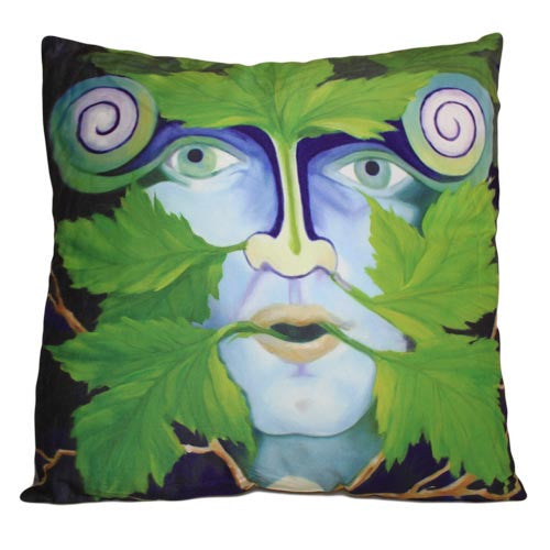 Art Cushion Cover - Green Man - Shopy Max