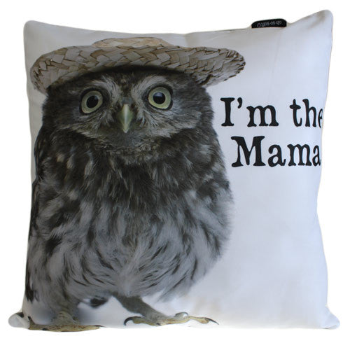 Art Cushion Cover - I'm the Mama OWL - Shopy Max