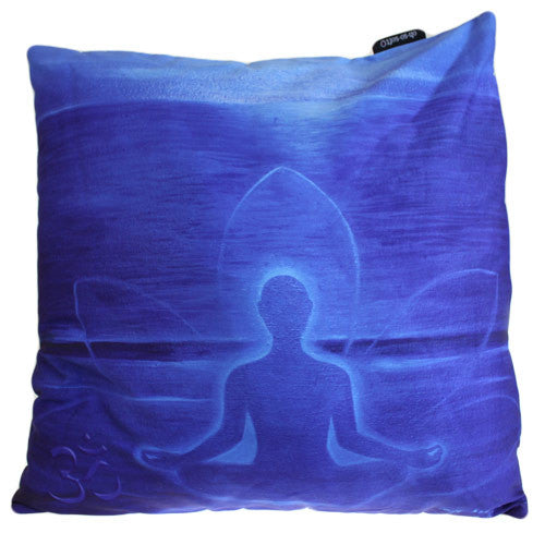 Art Cushion Cover - Deep Blue Buddha - Shopy Max