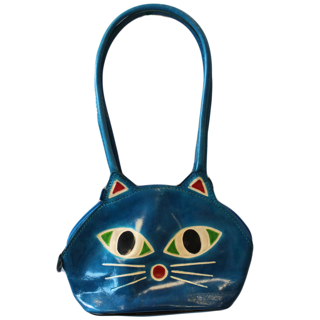 Pussy Cat Bag - Turquoise - Shopy Max