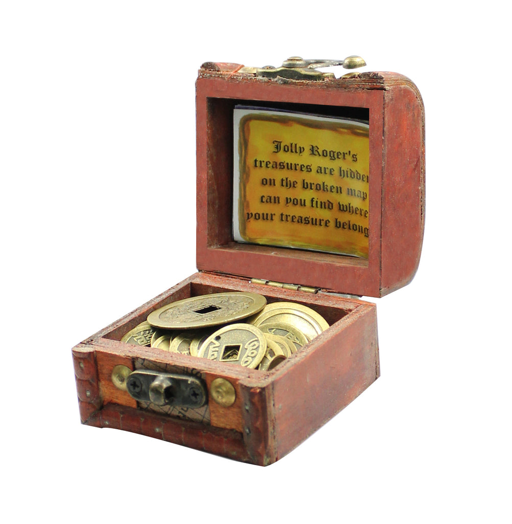 Pirate Treasure Box - Ancient Coins - Shopy Max
