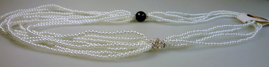 Perilous Pearls Black Pearl Drama Necklace - Shopy Max
