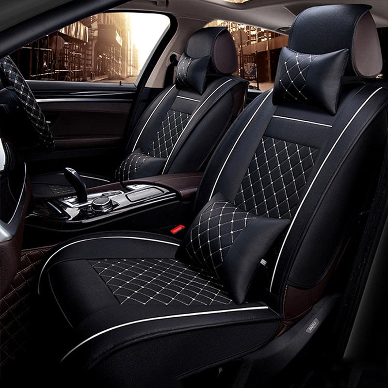PU Leather car seat covers For Toyota Corolla Camry Rav4 Auris Prius Yalis Avensis SUV auto
