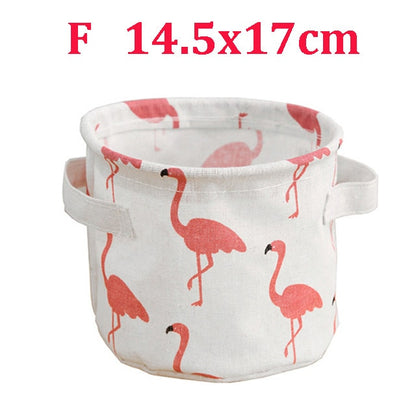 Desktop Storage Box Cute Printing Waterproof Organizer