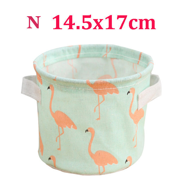 Desktop Storage Box Cute Printing Waterproof Organizer