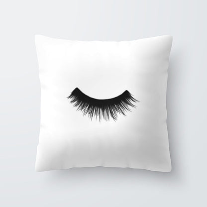 Marble Eye lash Decorative Throw Pillow Cushion Cover Home Decor