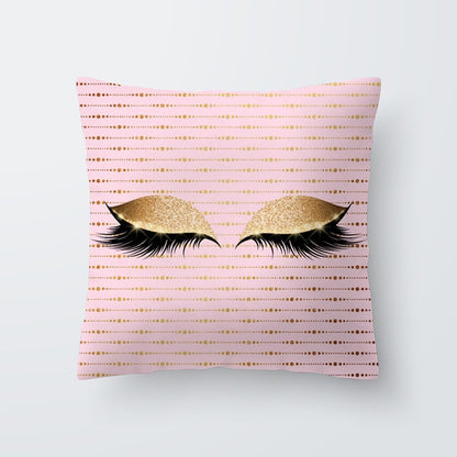 Marble Eye lash Decorative Throw Pillow Cushion Cover Home Decor